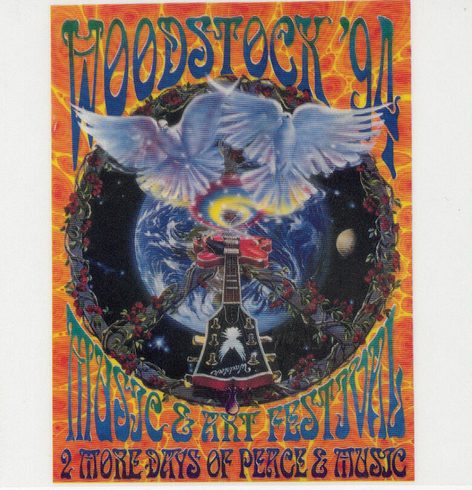 Woodstock ’94 Window Sticker - HalfMoonMusic