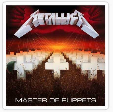 Metallica Master of Puppets Window Sticker - HalfMoonMusic