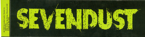 Sevendust Window Sticker - HalfMoonMusic
