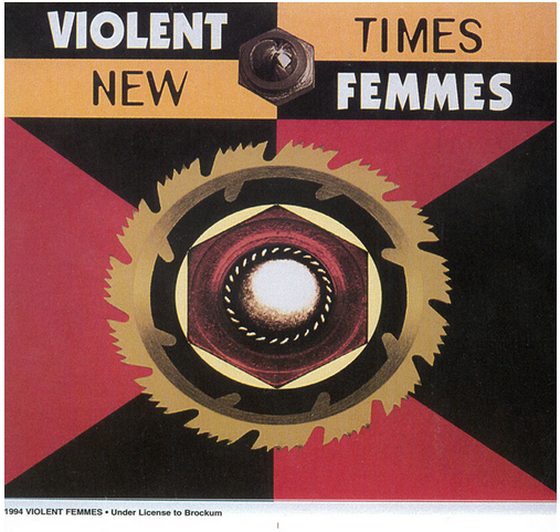 Violent Femmes New Times Window Sticker - HalfMoonMusic