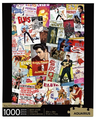 Elvis Movie Posters 1000 Piece Puzzle - HalfMoonMusic