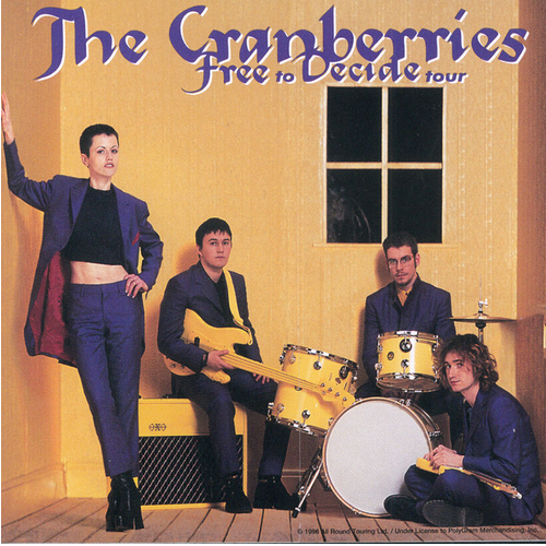 The Cranberries Free to Decide Window Sticker - HalfMoonMusic