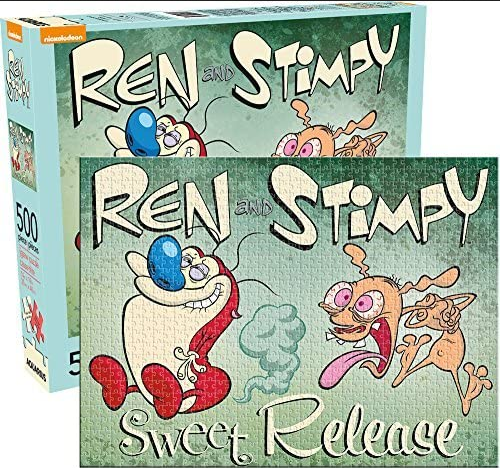 Ren & Stimpy Sweet Release 500 Piece Puzzle - HalfMoonMusic
