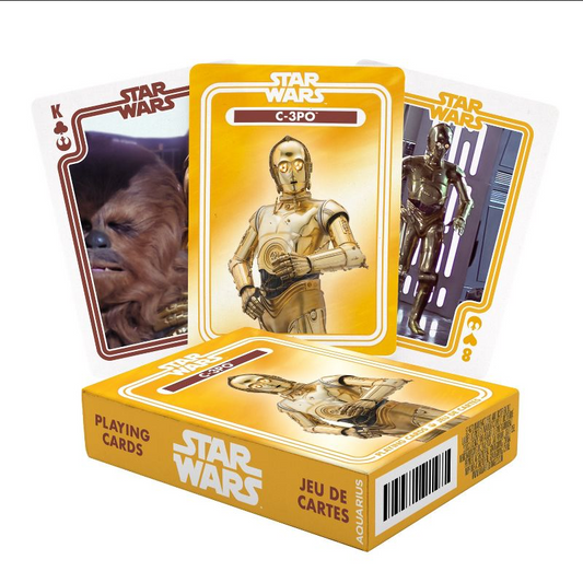 Star Wars C-3PO Playing Cards - HalfMoonMusic