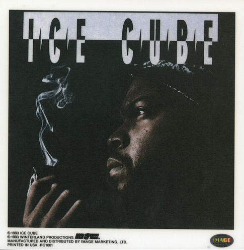 Ice Cube Pipe Static Sticker - HalfMoonMusic