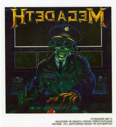 Megadeth Pilot Static Sticker - HalfMoonMusic