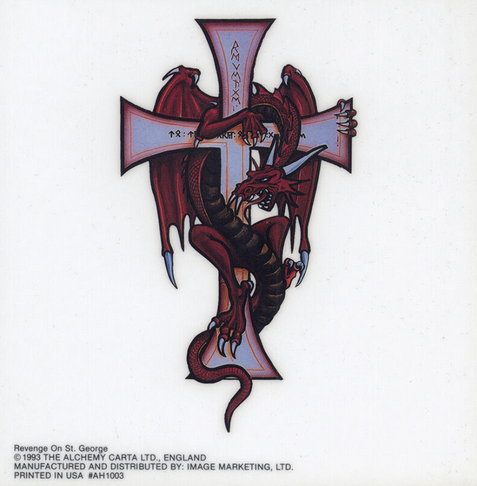 Revenge on St. George Window Sticker - HalfMoonMusic