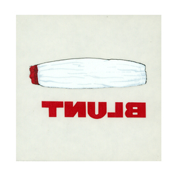Blunt Window Sticker - HalfMoonMusic
