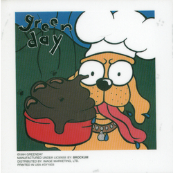 Green Day Dookie Window Sticker - HalfMoonMusic