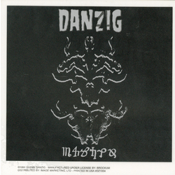 Danzig Window Sticker - HalfMoonMusic