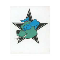 Kozik Dog Window Sticker - HalfMoonMusic