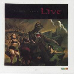 Live Throwing Copper Window Sticker - HalfMoonMusic