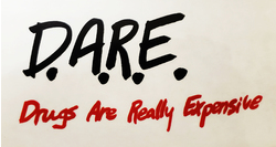 D.A.R.E Window Sticker - HalfMoonMusic