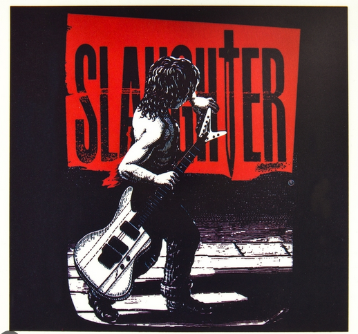 Slaughter Window Sticker - HalfMoonMusic