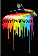 Pink Floyd Dripping Darkside Poster - HalfMoonMusic