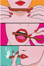 Weed Comic Poster - HalfMoonMusic