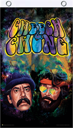 Cheech and Chong Smoke Flag - HalfMoonMusic