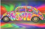 Love Bug Blacklight Poster - HalfMoonMusic