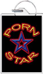 Porn Star Keychain - HalfMoonMusic