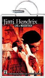 Jimi Hendrix Woodstock Keychain - HalfMoonMusic