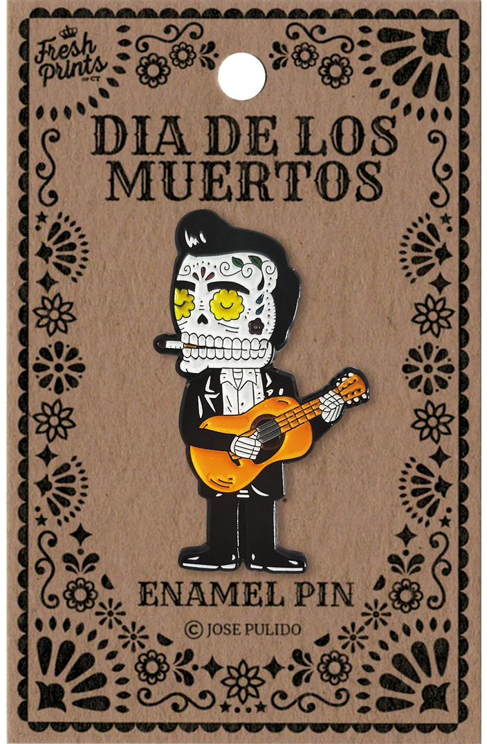 Dia De Los Muertos Skeleton Hat Pins - HalfMoonMusic