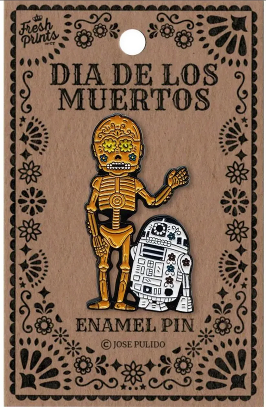 Dia De Los Muertos Skeleton Hat Pins - HalfMoonMusic