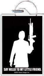Scarface Say Hello To My Little Freind Keychain - HalfMoonMusic