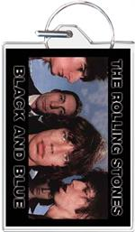 The Rolling Stones Black and Blue Keychain - HalfMoonMusic