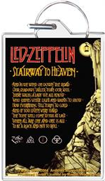 Led Zeppelin Stairway to Heaven Keychain - HalfMoonMusic