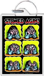 Stoned Again Keychain - HalfMoonMusic