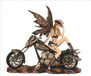 Cowgirl Fairy on Motorcycle - HalfMoonMusic