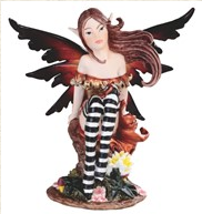 Clear Wing Fairy Statue - HalfMoonMusic