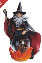 Wizard Snow Globe - HalfMoonMusic