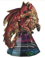 Dragon on Pyramid Glass - HalfMoonMusic