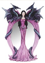 Dragon Fairy Statue - HalfMoonMusic