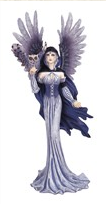 Owl Fairy Statue - HalfMoonMusic