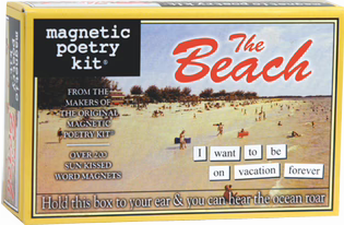 Magnetic Poetry Kit: Beach Edition - HalfMoonMusic