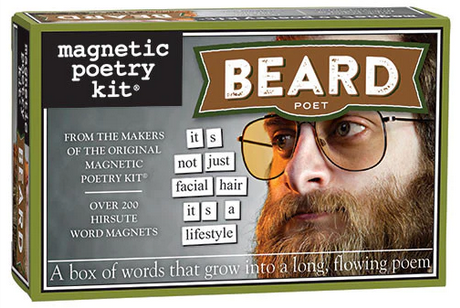 Magnetic Poetry Kit: Beard Edition - HalfMoonMusic