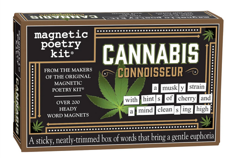 Magnetic Poetry Kit: Cannabis Connoisseur Edition - HalfMoonMusic