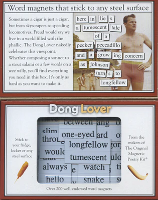 Magnetic Poetry Kit: Dong Lover Edition - HalfMoonMusic