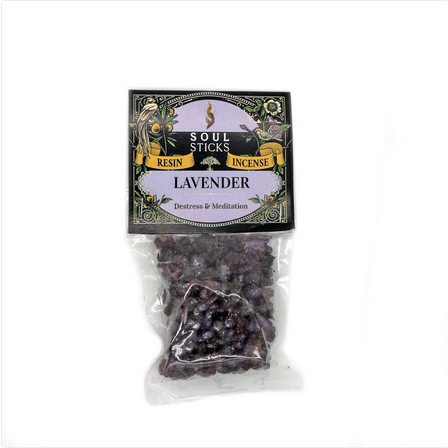 Lavender Resin Incense - HalfMoonMusic