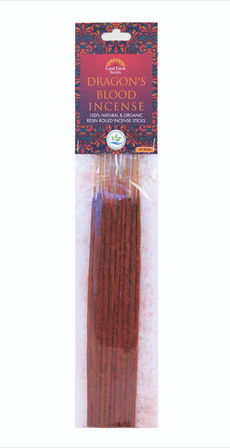 Dragons Blood Artisian Rolled Incense Sticks - HalfMoonMusic