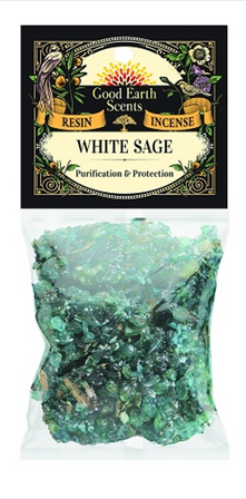 White Sage Resin Incense - HalfMoonMusic
