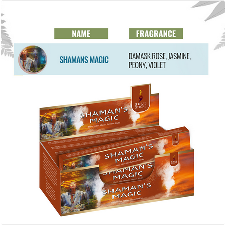 Shaman's Magic Natural Incense - HalfMoonMusic