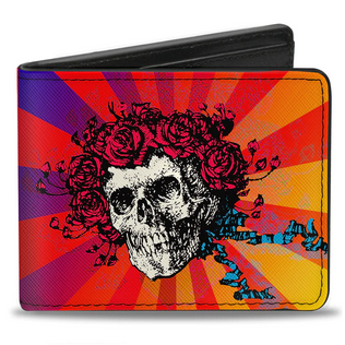 Grateful Dead Bertha Sunburst Bi-Fold Wallet - HalfMoonMusic