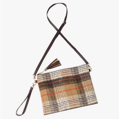 Crossbody Tassel Zipper Clutch Bag - HalfMoonMusic