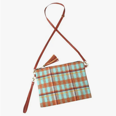 Crossbody Tassel Zipper Clutch Bag - HalfMoonMusic
