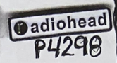 Radiohead Hat Pin - HalfMoonMusic