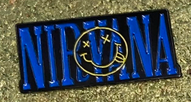 Blue Nirvana Logo Hat Pin - HalfMoonMusic