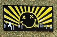 Nirvana Smiley Sunset Hat Pin - HalfMoonMusic